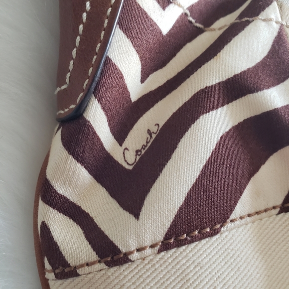 Vintage Multi Pattern Coach Patchwork Handbag Purse - Picture 9 of 13